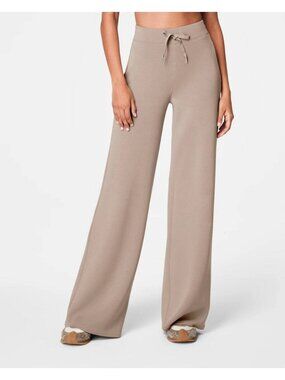 Spanx Air Essentials Wide Leg Pant- Ashwood Size M Petite